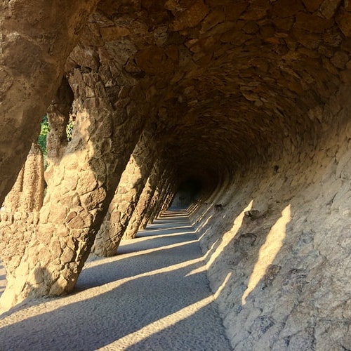 Park Guell Monumental Zone - The Laundry Room Portico