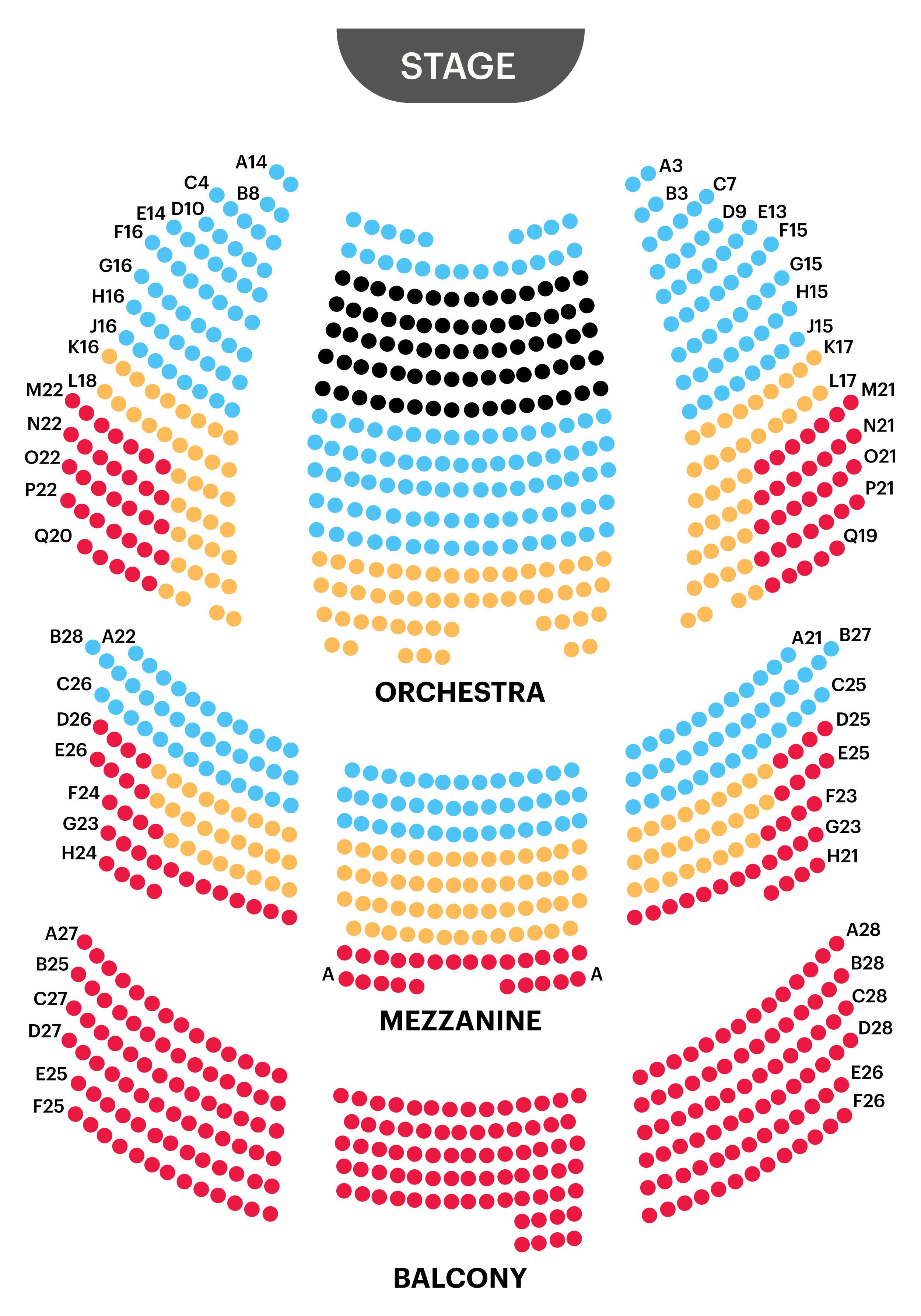 Longacre Theatre Seating Chart