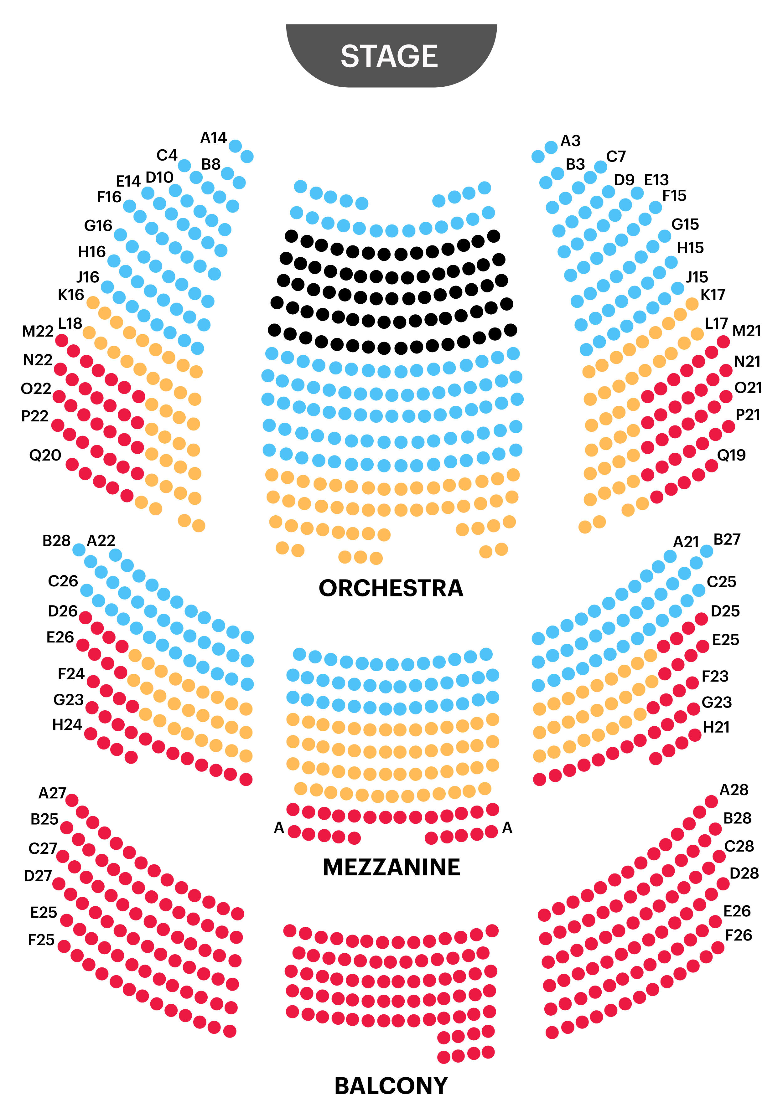 Imperial Theatre Seating Chart View Elcho Table