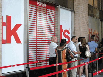 NYC TKTS BOOTHS