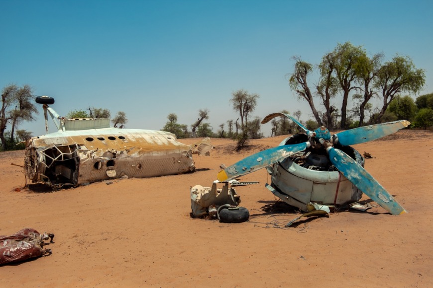 Al Aweer Plane Crash Site Sharjah