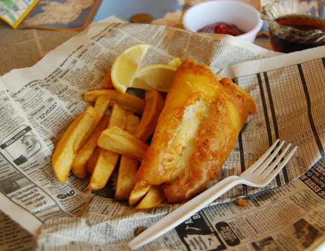 london in July - Food