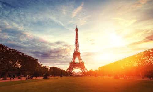 paris in october - eiffel tower
