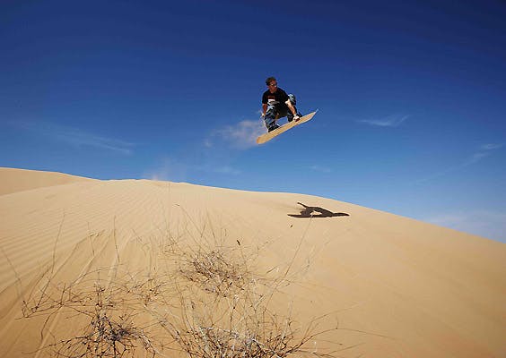 Adventure sports in Dubai - Sandboarding - 2