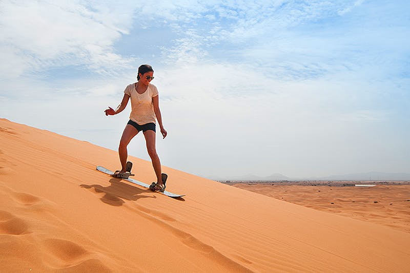 Adventure sports in Dubai - Sandboarding - 3