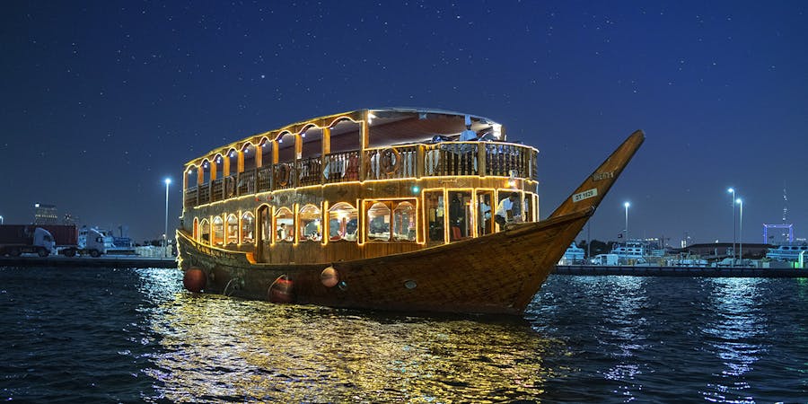 Dubai in march - dhow cruise