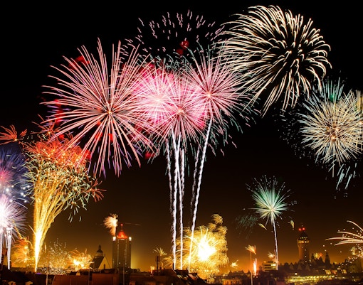 Burj Khalifa fireworks