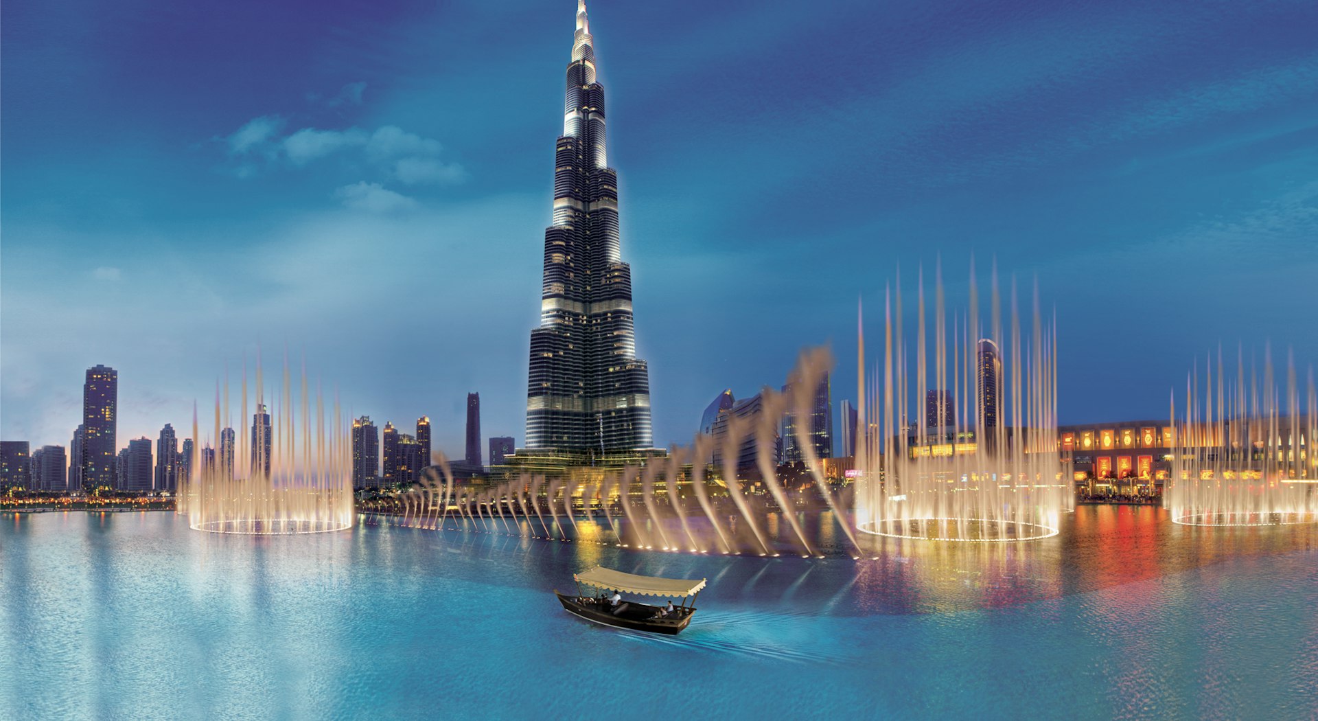 Dubai Fountain - Burj Khalifa Lake