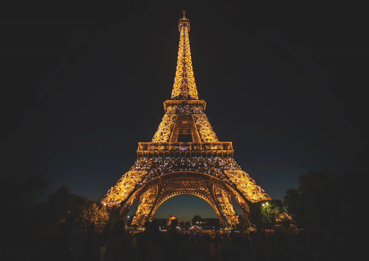 Eiffel Tower at night