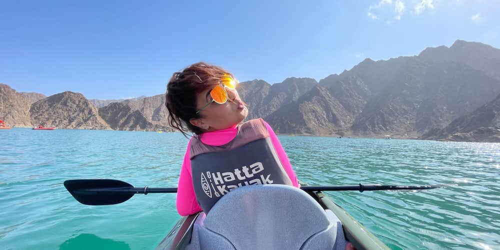 Water sports in Dubai - kayaking
