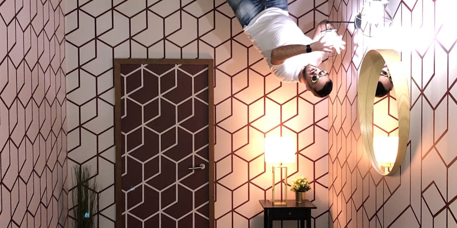Dubai in may - museum of illusions dubai