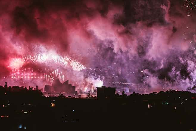 sydney new year fireworks - free vantage point