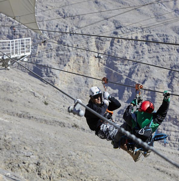 Soar with the world’s longest Jebel Jais zipline in UAE
