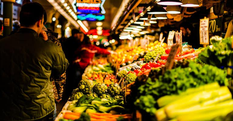 venice in october - rialto market food