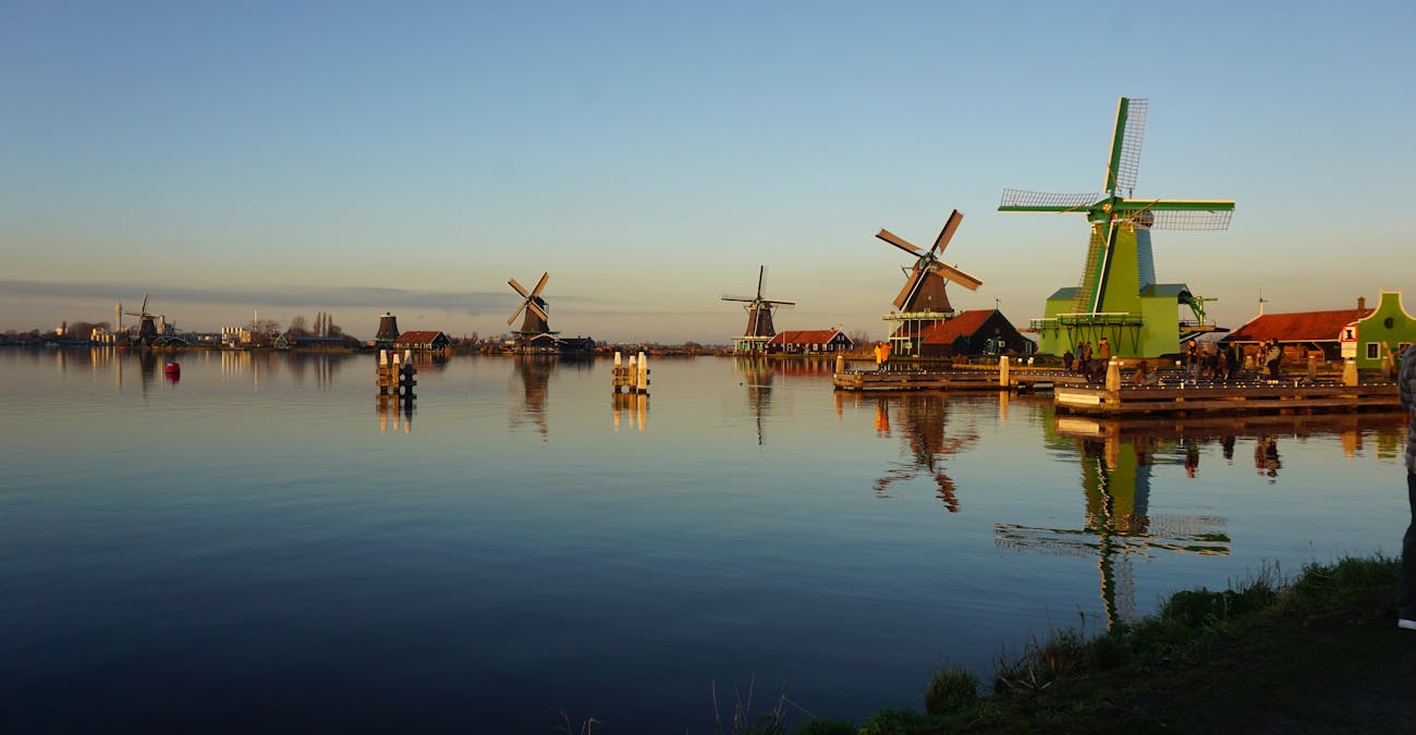 zaanse schans windmills