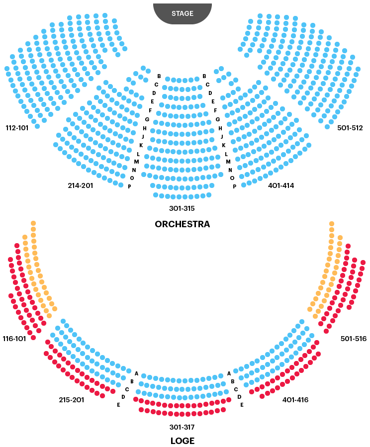 Beaumont Theatre Seating Chart View