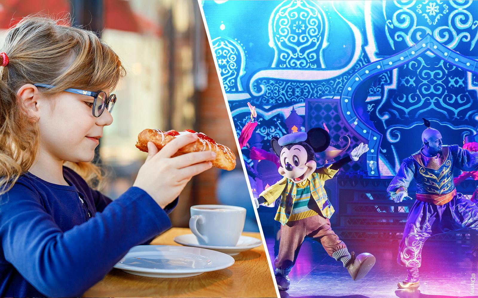 Combo: Meals at Brasserie Rosalie with Disneyland® Paris 1-Day 1-Park Ticket