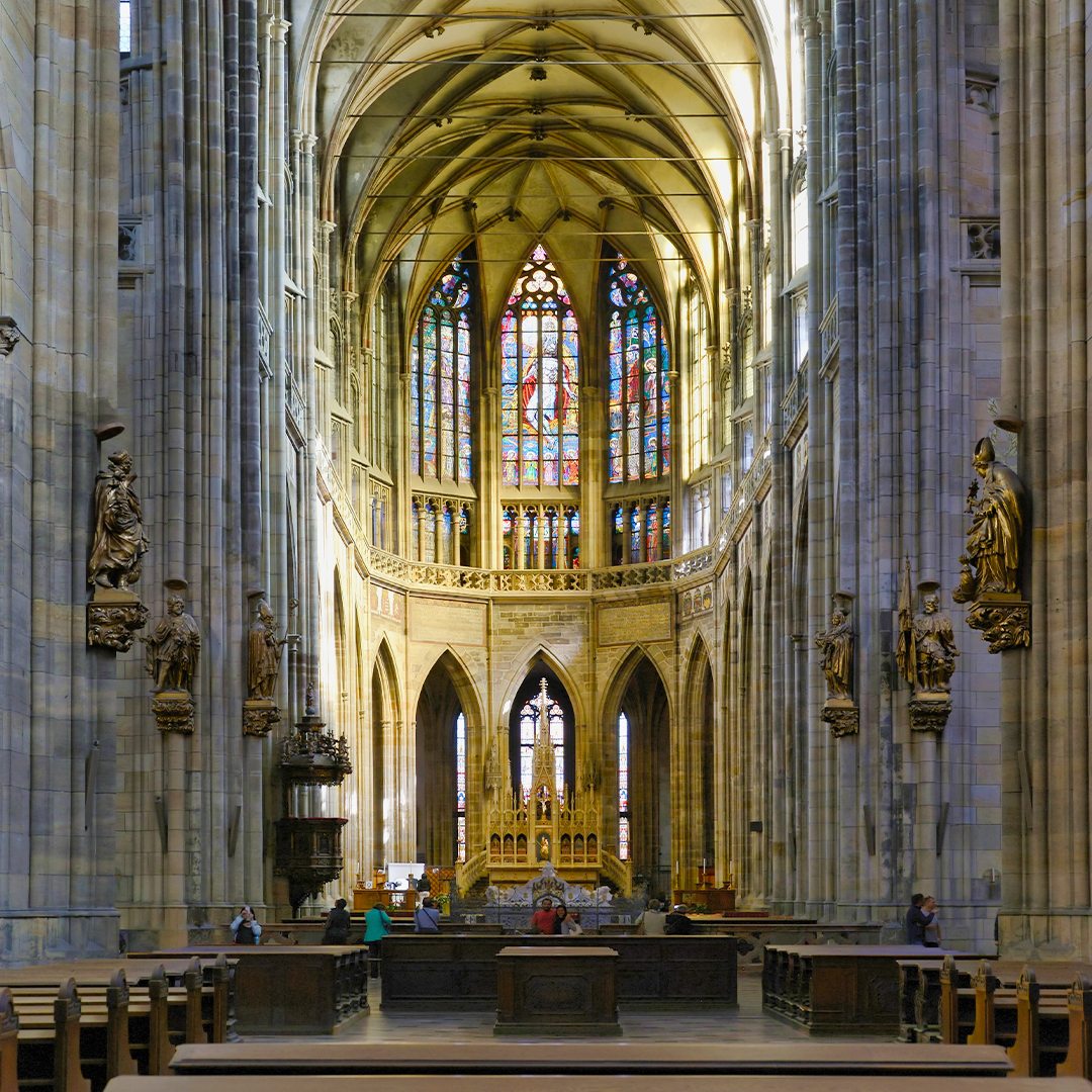 Inside Prague Castle