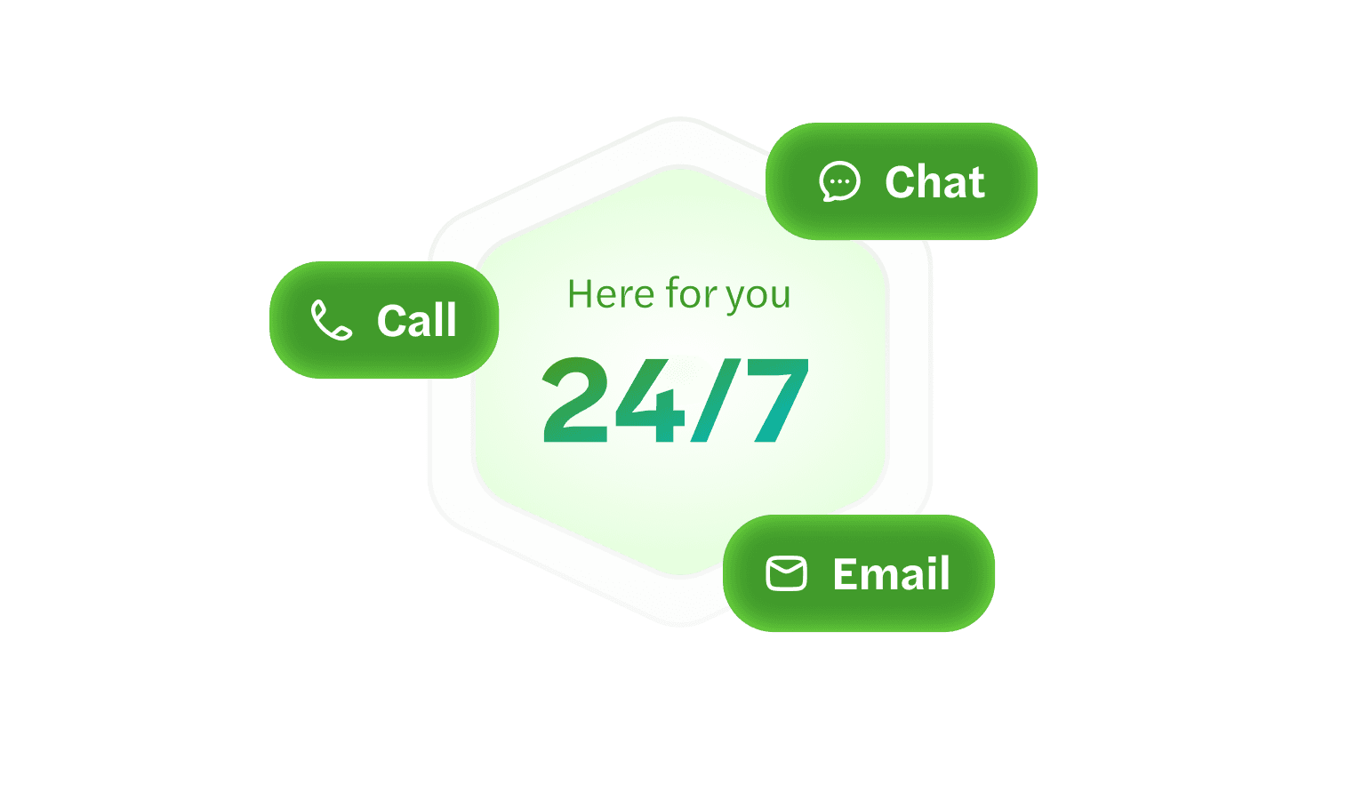 Get support when you need it illustration