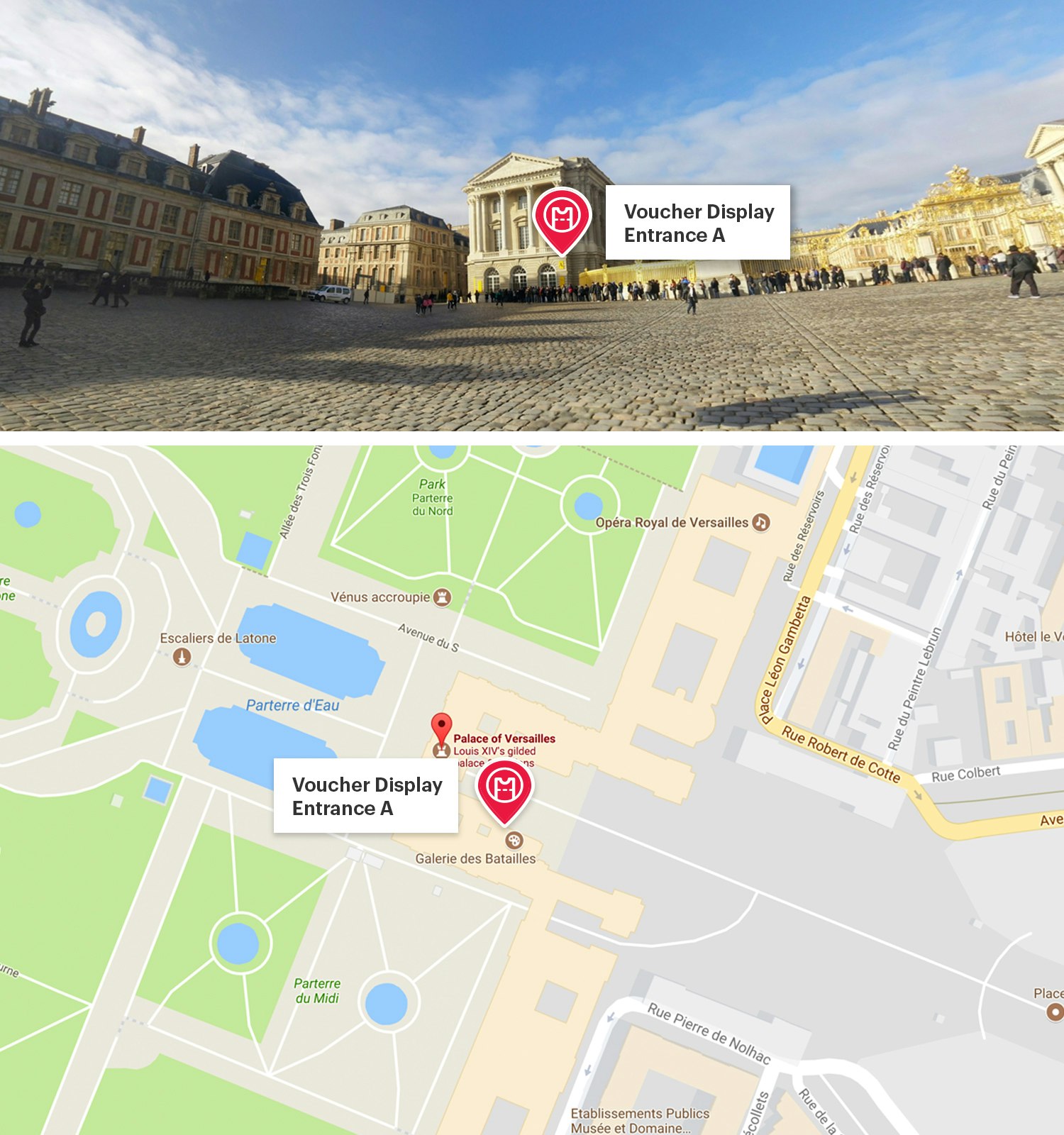 Palace of Versailles Map